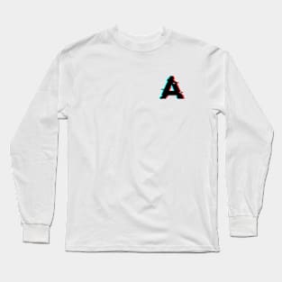 Glitch pixel A Long Sleeve T-Shirt